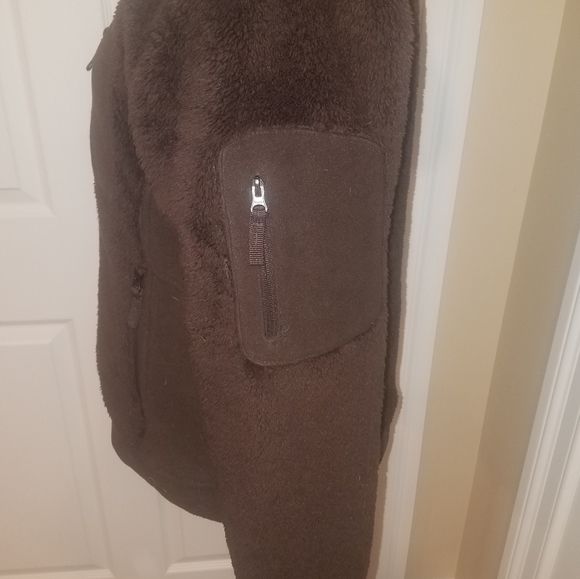 PRICE⬇️ST. JOHN'S BAY HOODED SWEATER JACKET. BROWN. MED. - Picture 5 of 7